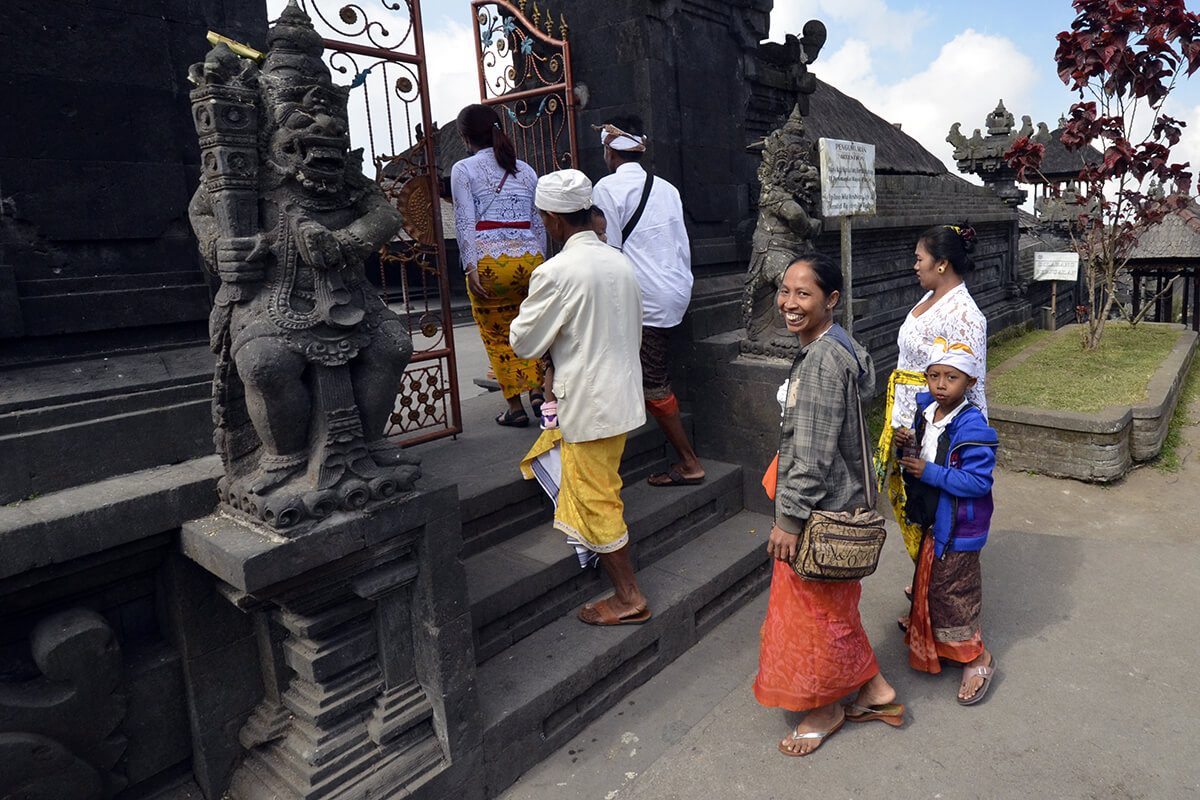 Una porta del Pura Besakih