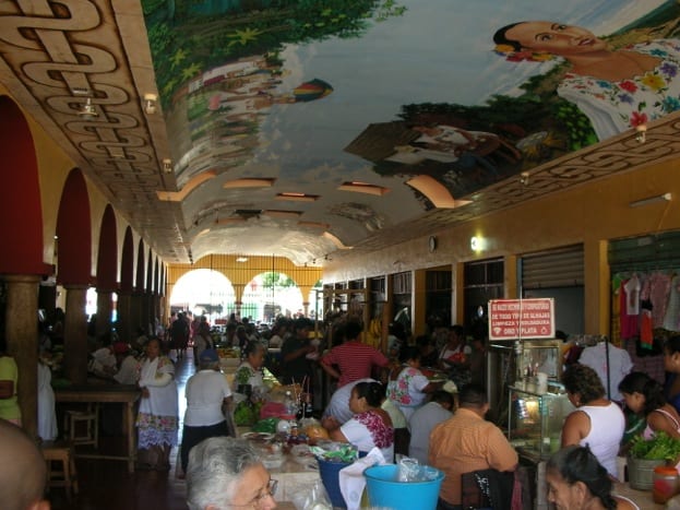 Il mercato coperto di Muna
