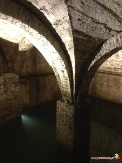 La cisterna sotto la città di Bergamo