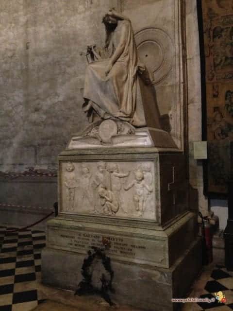 La tomba di Gaetano Donizzetti