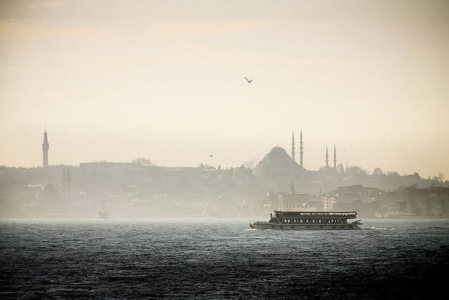 Istanbul, vista sul Bosforo (foto di bass_nroll)
