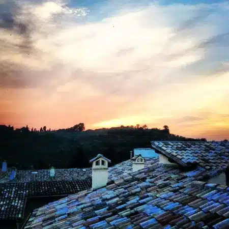 Spoleto, Umbria - tramonto