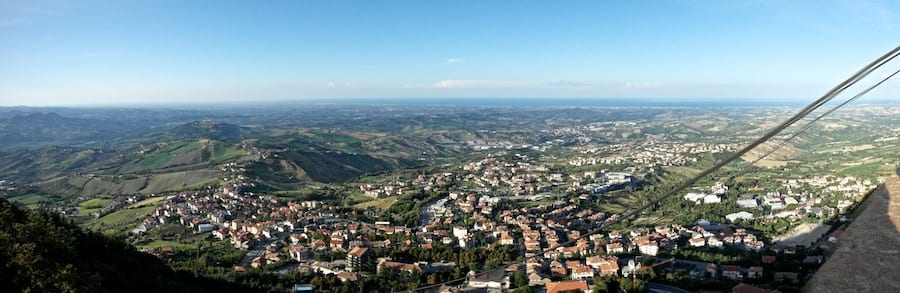 Vista da San Marino