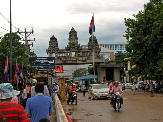 Confine con la Tailandia - Poipet, Cambogia