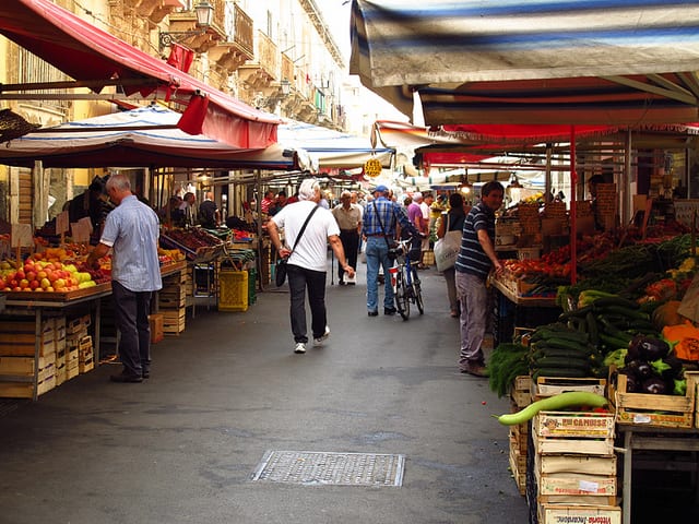 Mercato di Ortigia - Siracusa, Sicilia, Italia