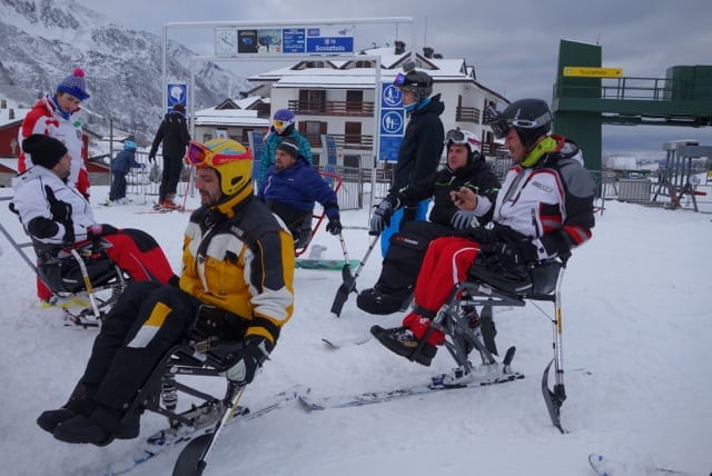 Adamello Ski for disabled people - Italy