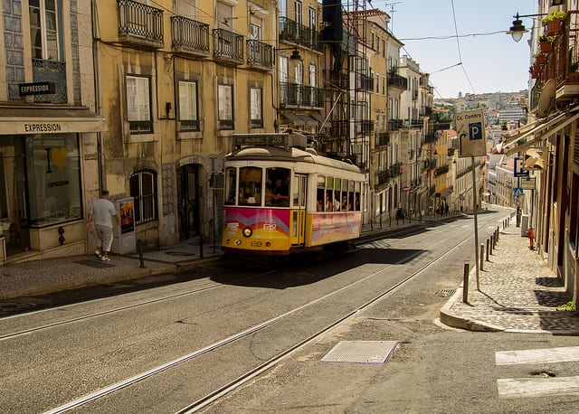 Tram 28 - Lisbona, Portogallo