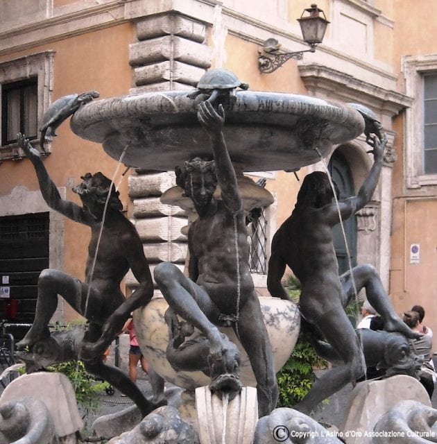 Fontana delle Tartarughe, ghetto - Roma, Italia
