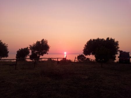 Acquedolci Messina tramonto sul mare