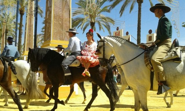 Feria del caballo a Jerez de la Frontera - Andalusia, Spagna