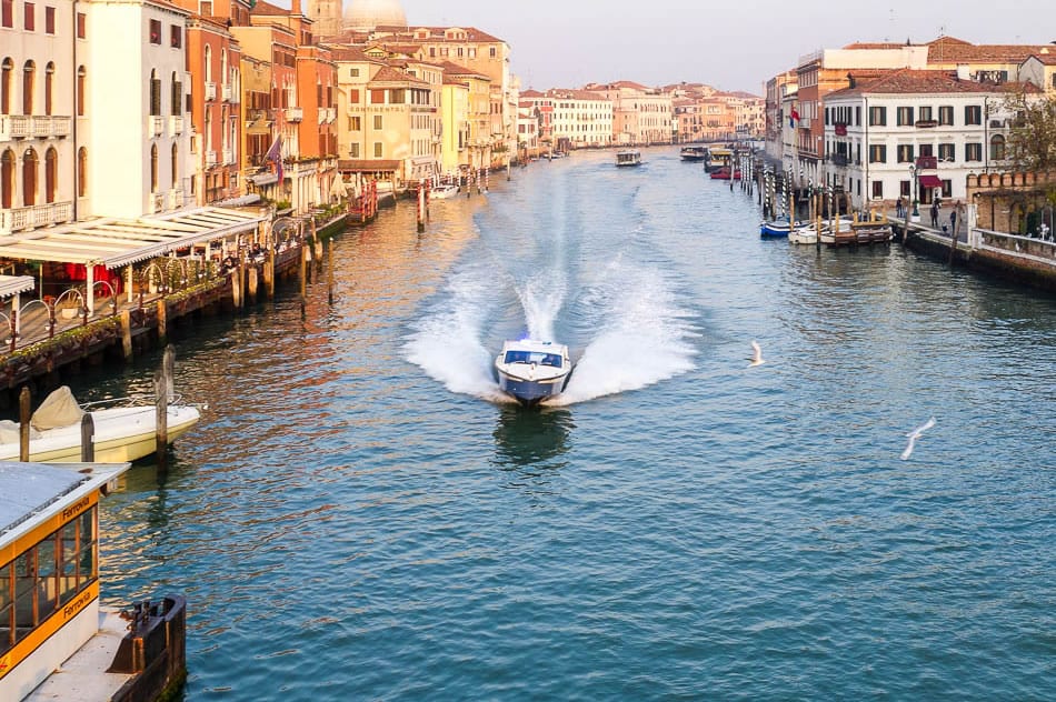 Venezia in motoscafo