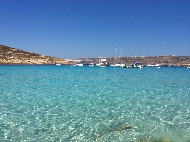 La laguna blu a Comino, Malta