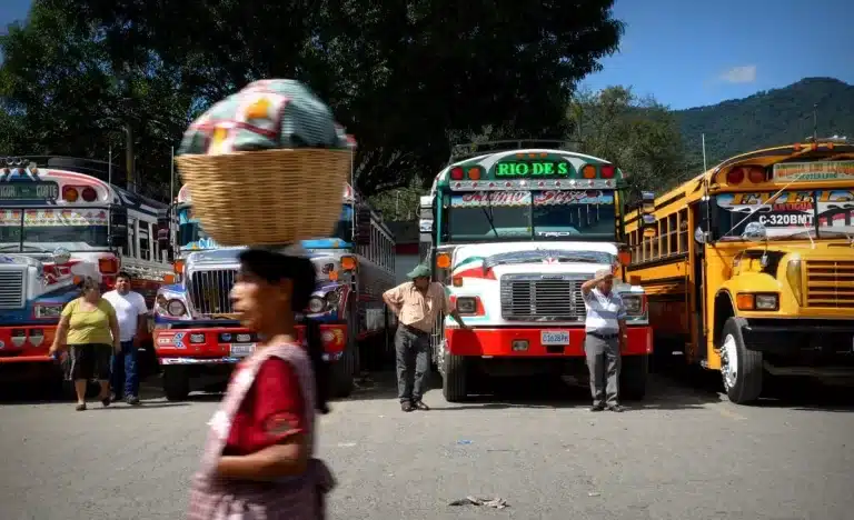 chicken buses Guatemala