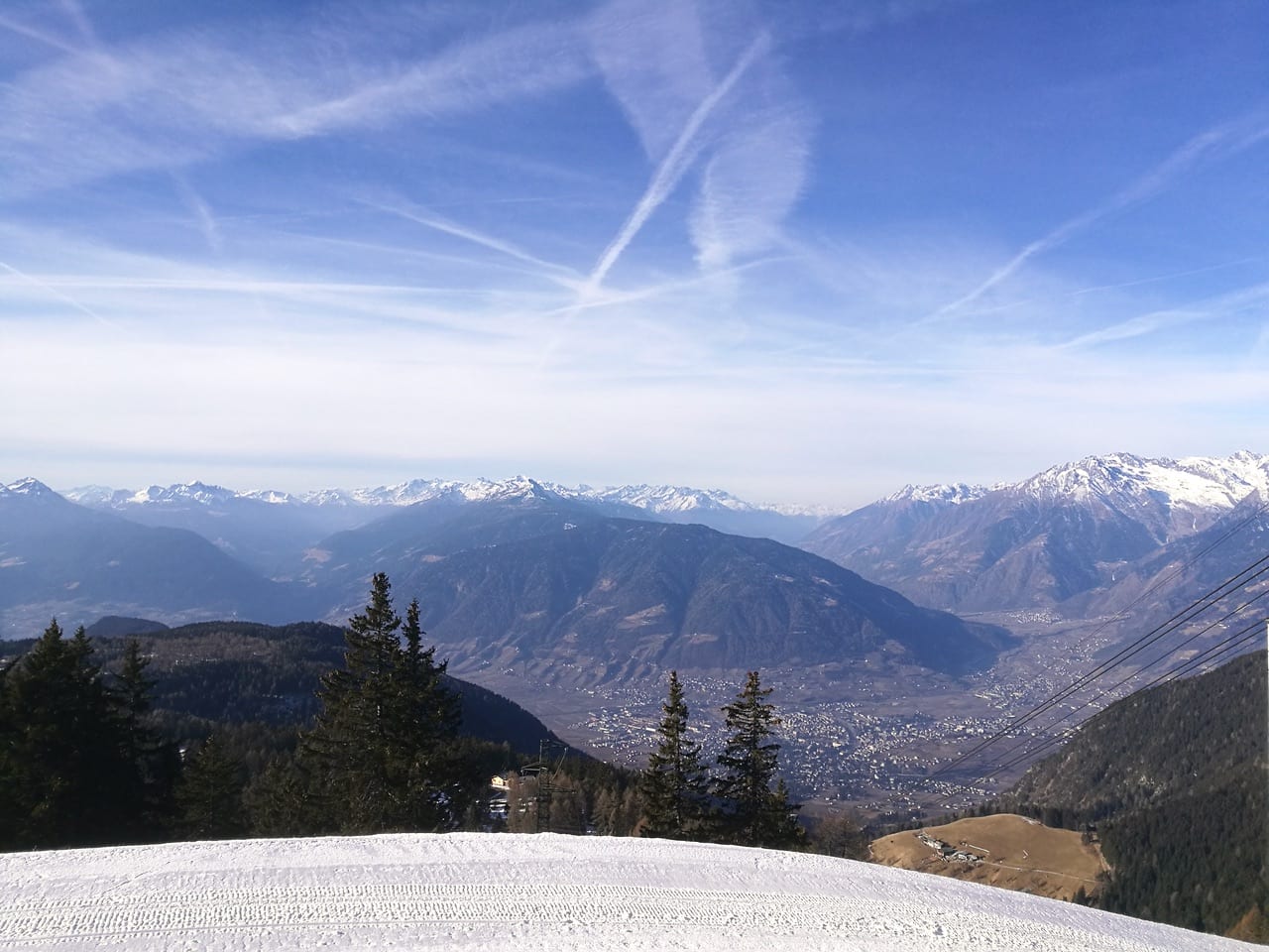 Merano, Alto Adige, Sud Tirolo, Merano 2000, slittino