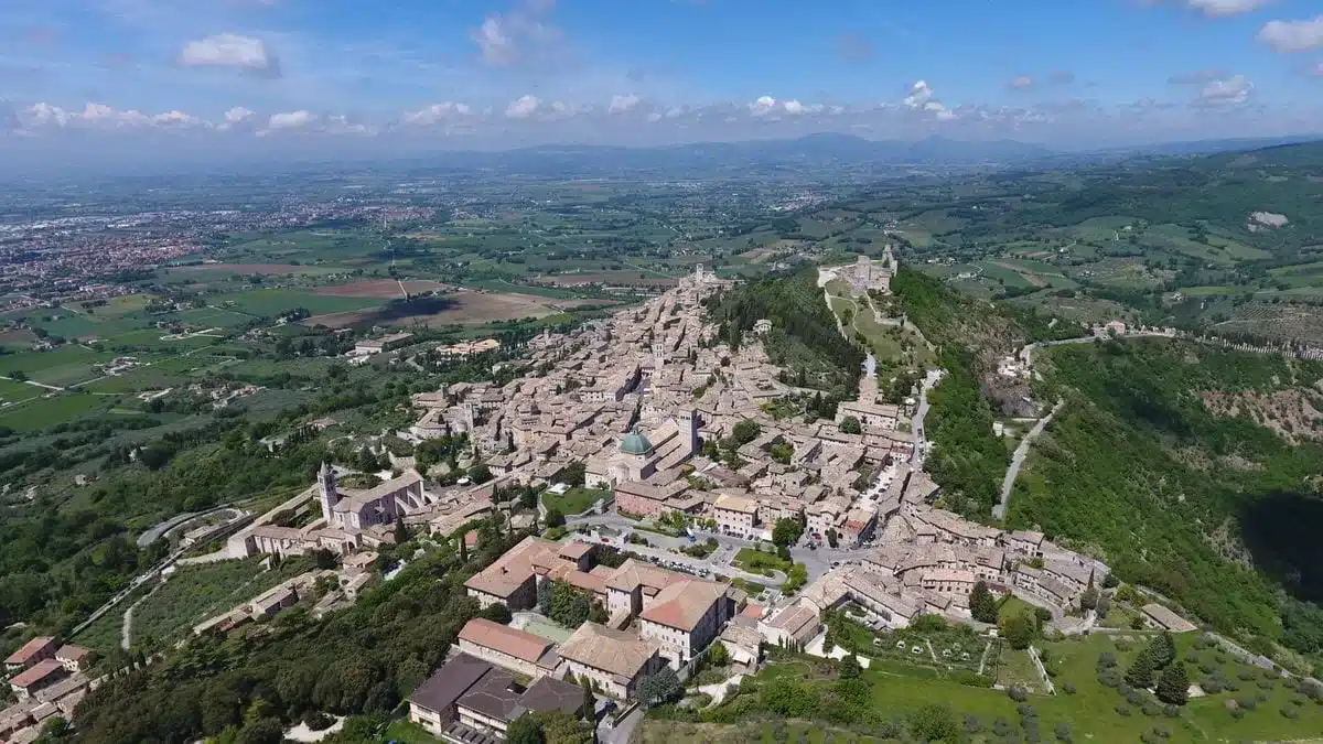 Assisi dall'alto