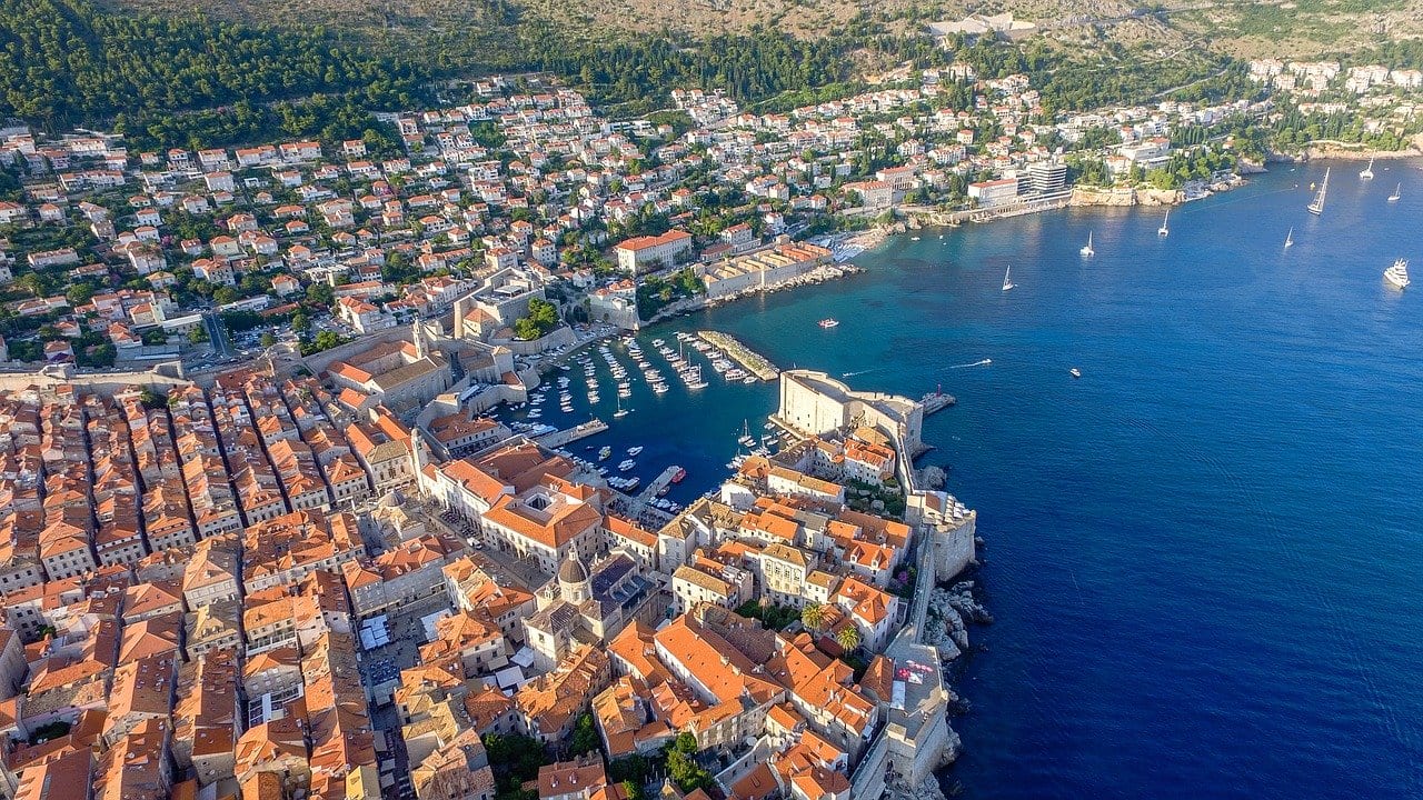 Dubrovnik dall'alto