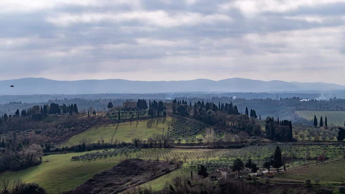panorama sulla Toscana