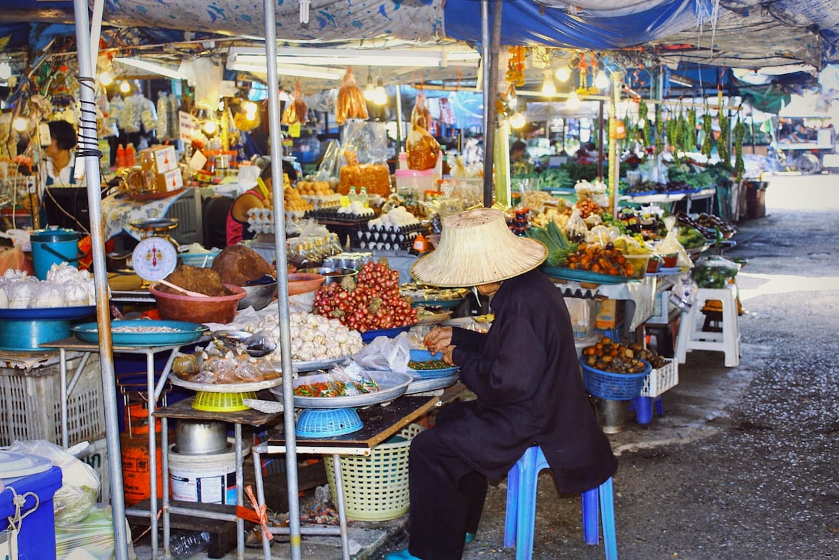 mercato in Thailandia