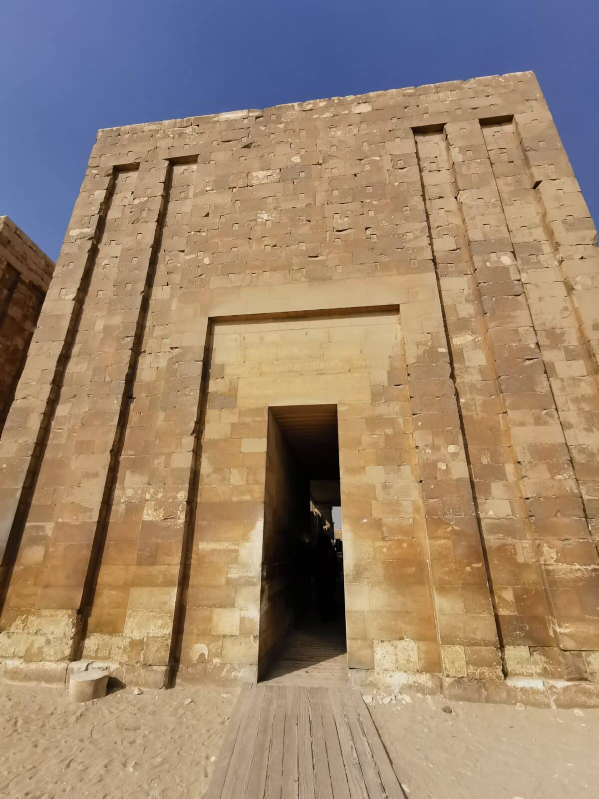 Ingresso del sito archeologico di Saqqara Egitto