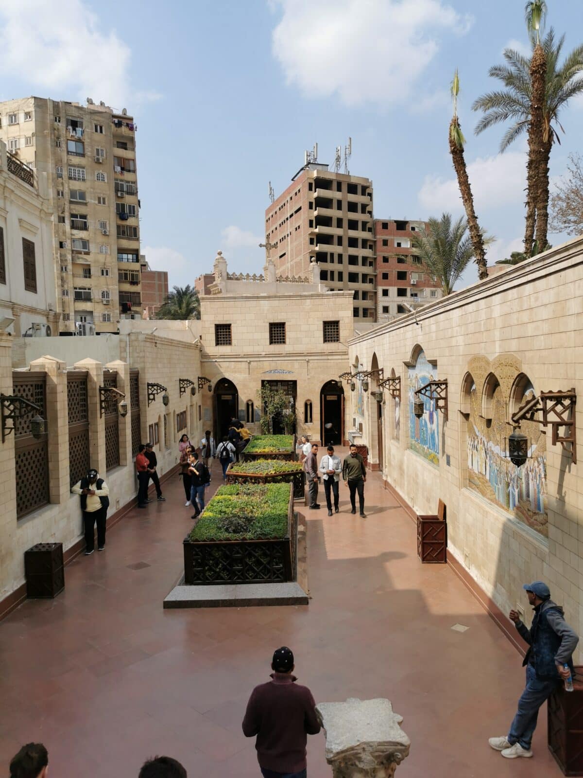 Scorcio dalla chiesa copta del Cairo