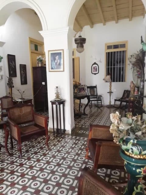 Interno della casa Particular a Trinidad
