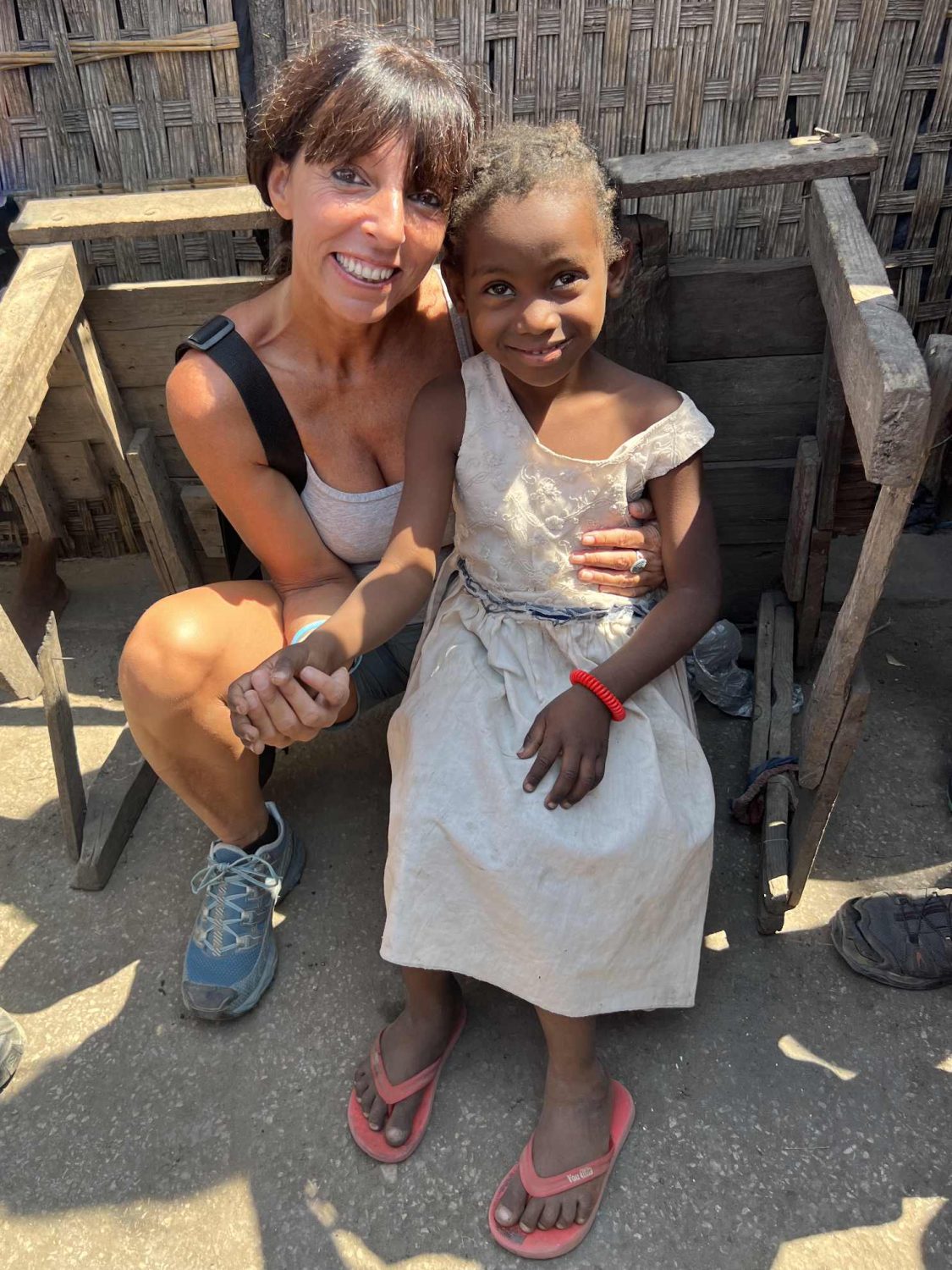 Bambina adottata Madagascar