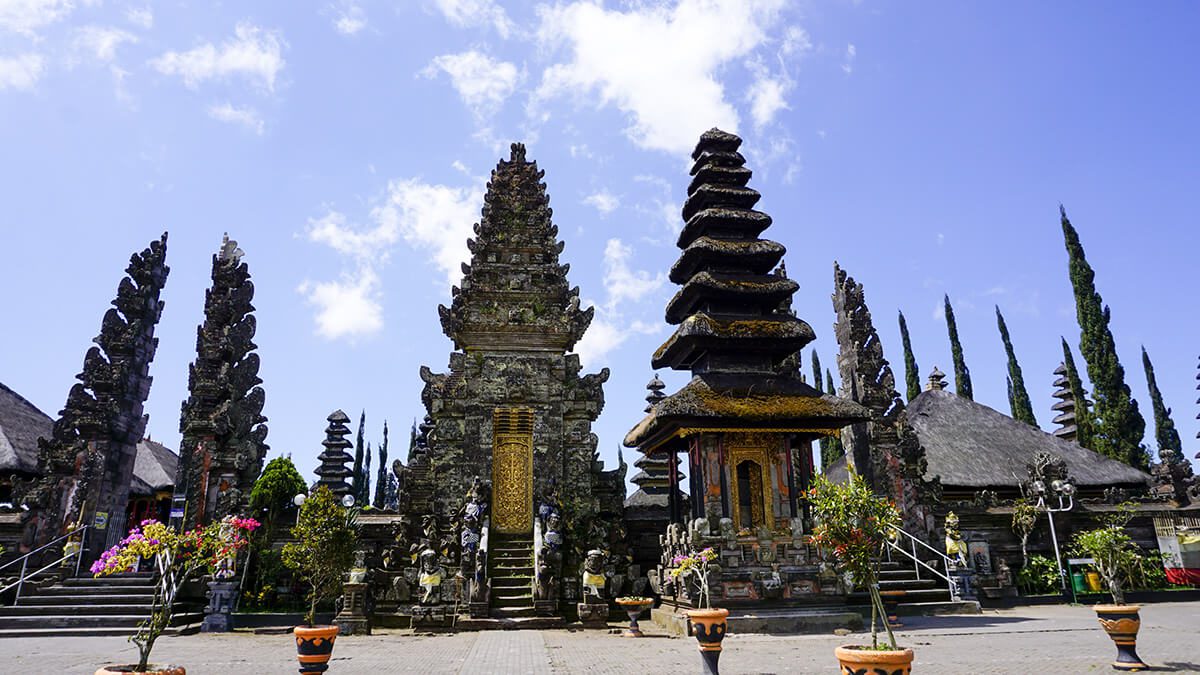 Ingresso al Pura Ulun Danu Batur bali