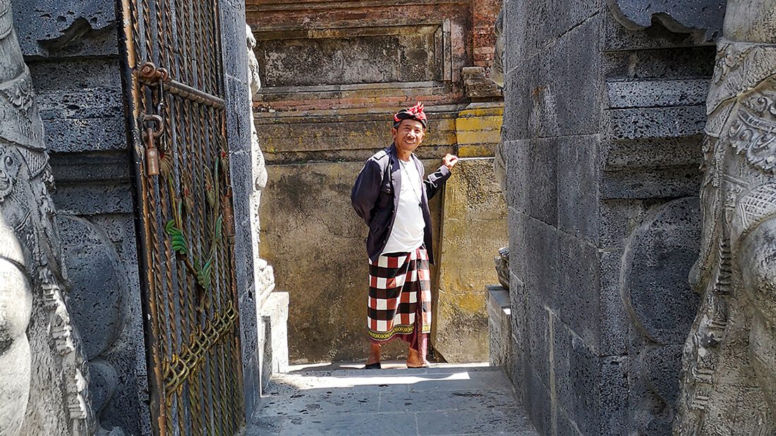 Ingresso al Pura Ulun Danu Batur