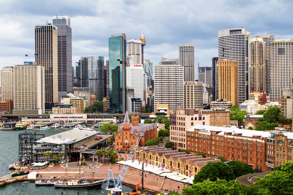 Vista interna su Sydney Australia