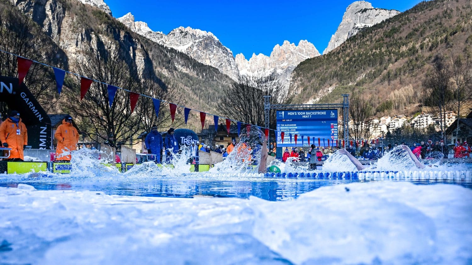 Europei Open di Ice Swimming piscina