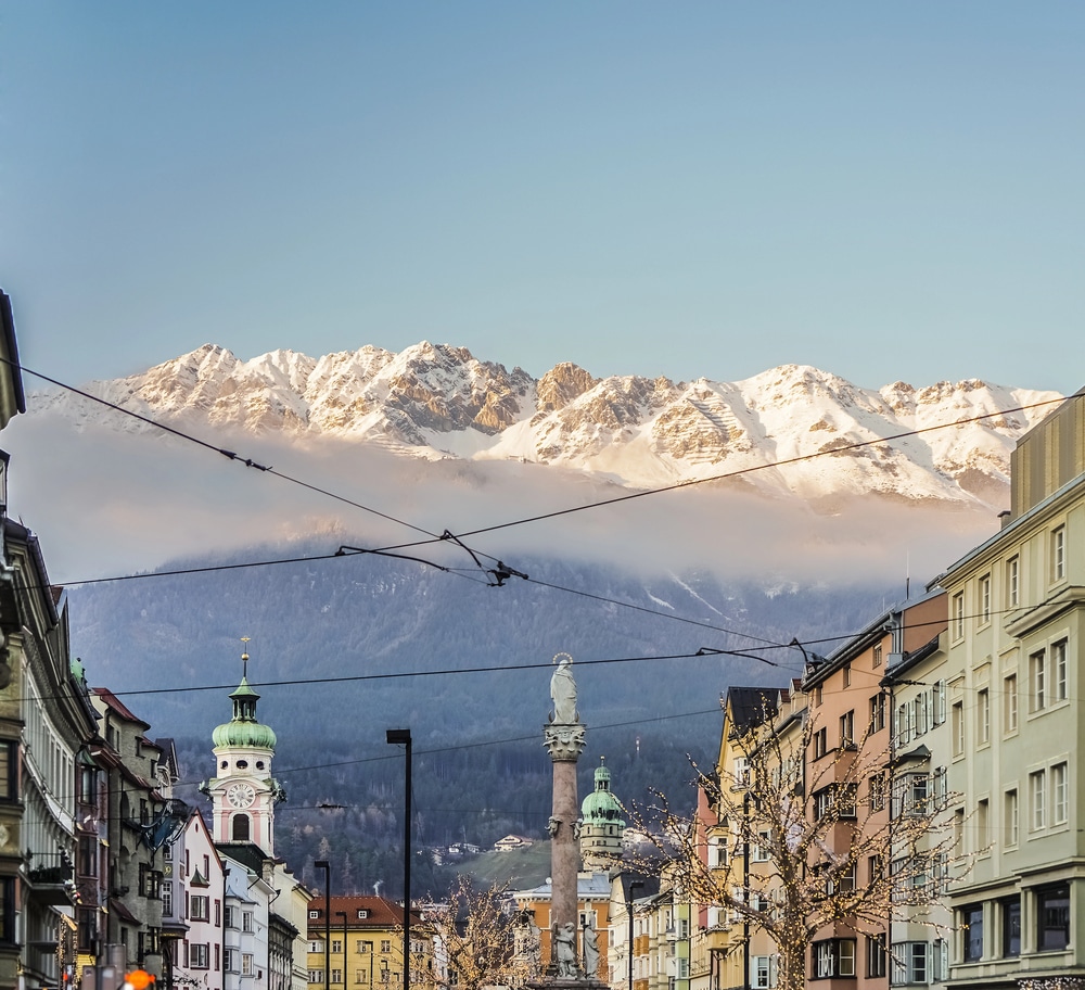 Innsbruck in una foto degli anni Sessanta (foto di Alain Gavillet)