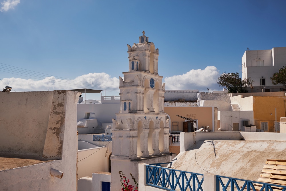 Megalochori a Santorini