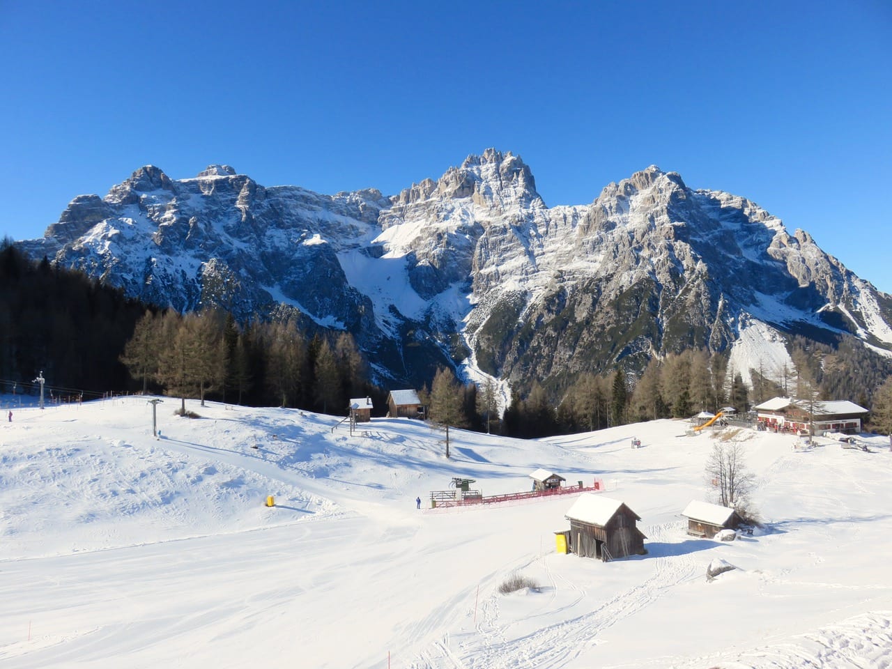 Moso, pista Croda Rossa, San Candido, Tre Cime, Dolomiti, Alto Adige, Sud Tirolo