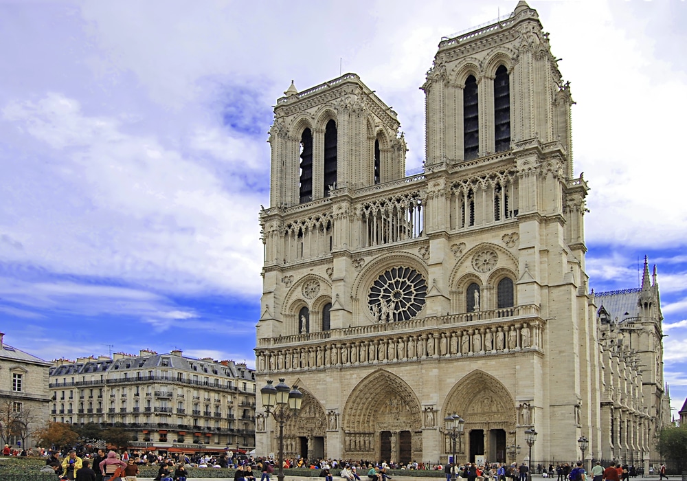 La Cattedrale di Notres Dame a Parigi