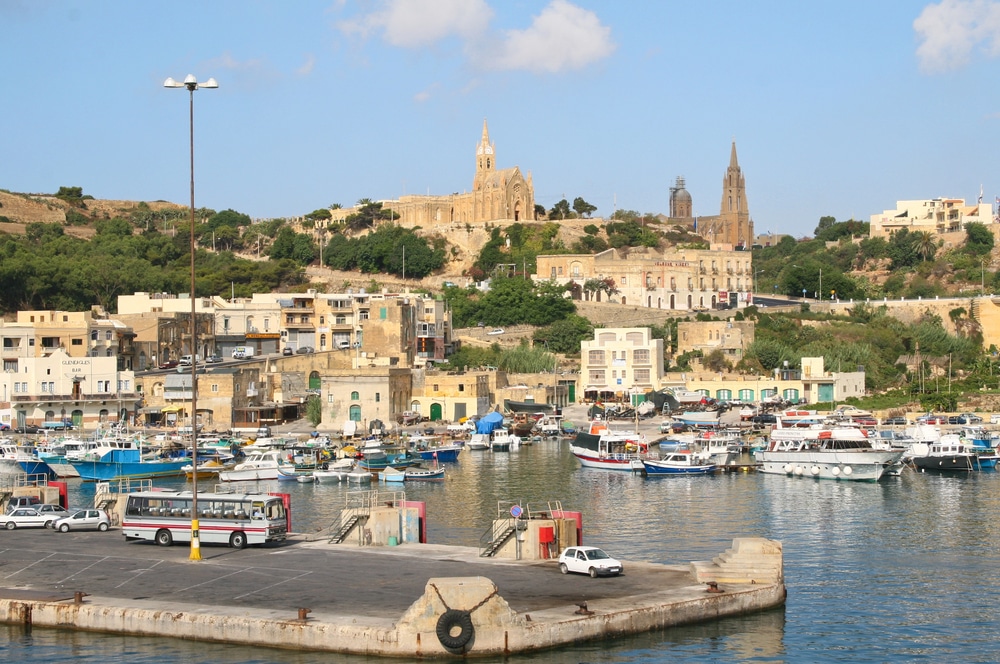 Porto di Mgarr sulla piccola isola di Gozo