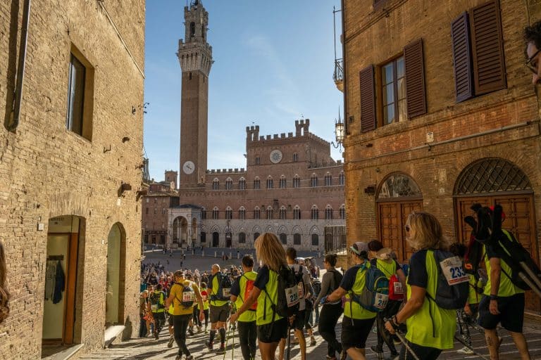 Walking Francigena Ultramarathon in siena