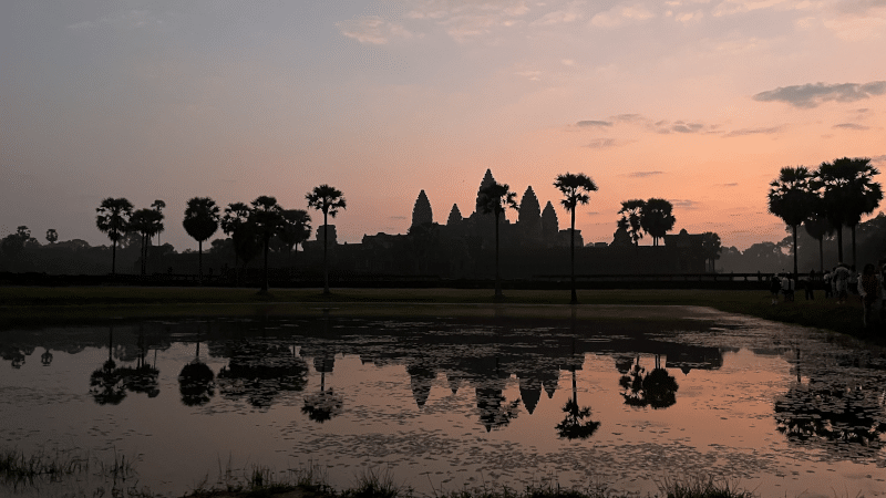 l’alba ad Angkor Wat