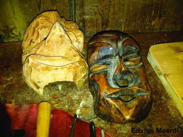 Maschere di cartapesta maschera val di zoldo