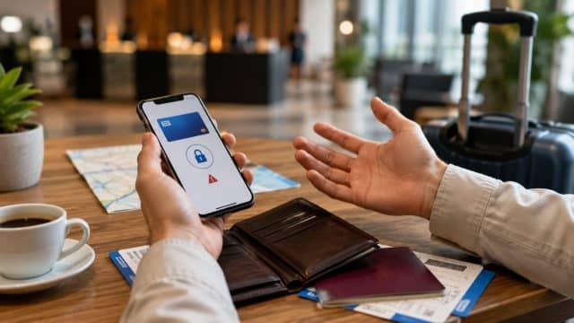 telefono con app aperta