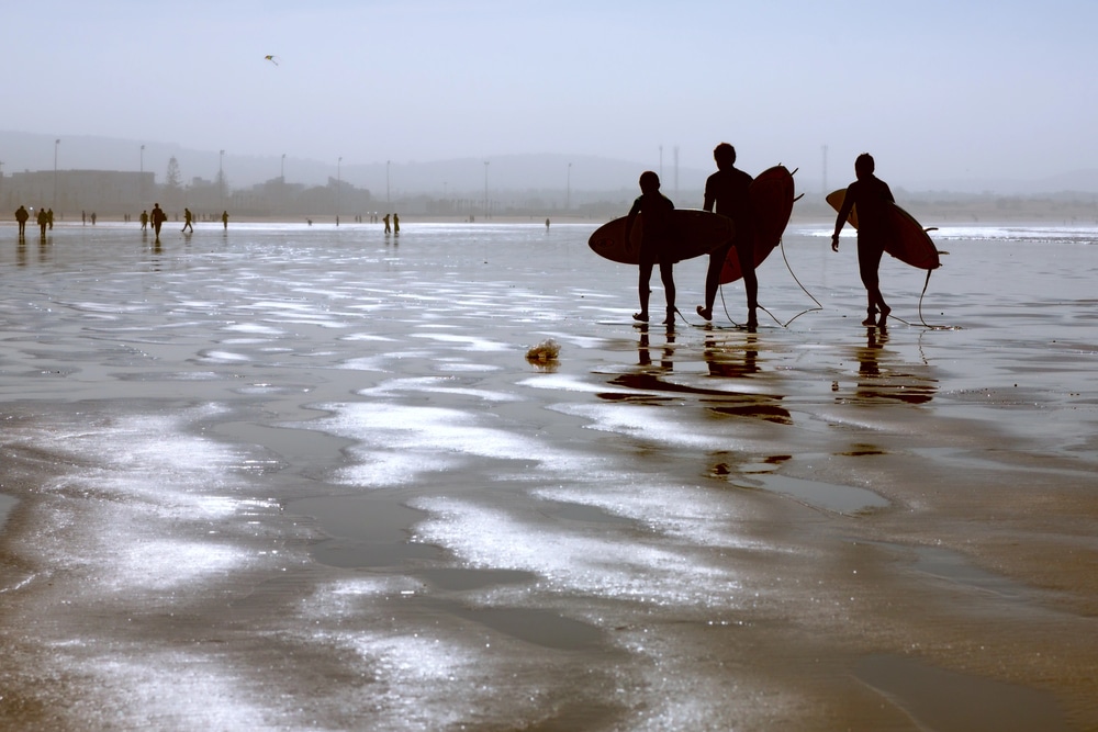 Spiaggia di Essaouira in Marocco