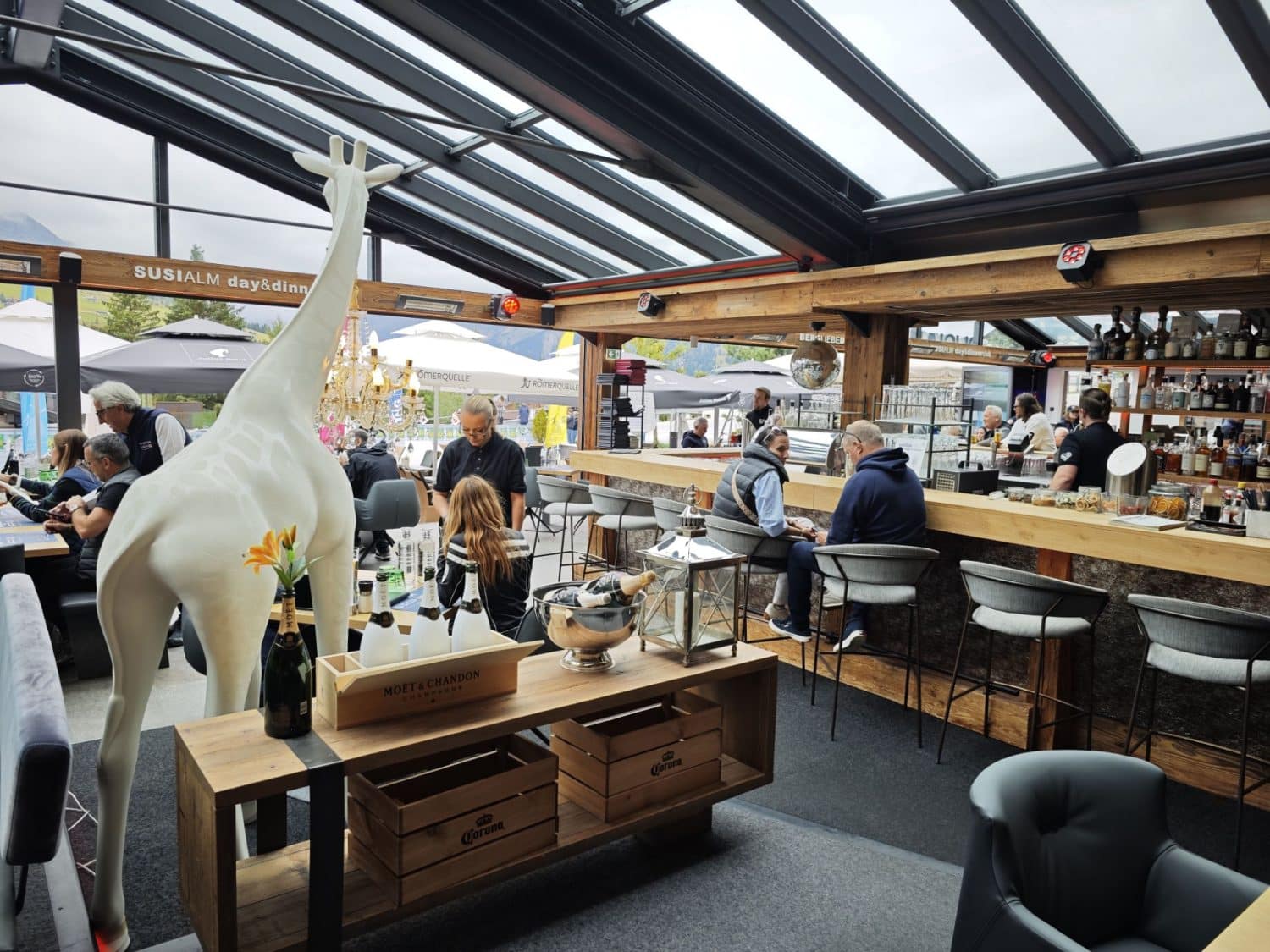 Il pranzo a Königsleiten