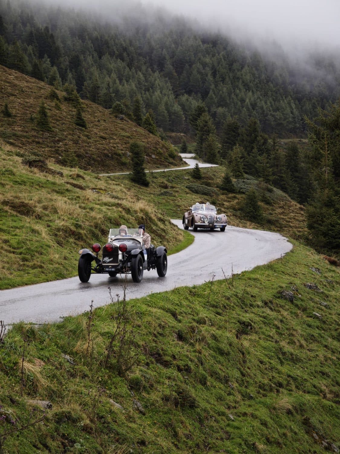 Passo di Gerlos in auto epoca
