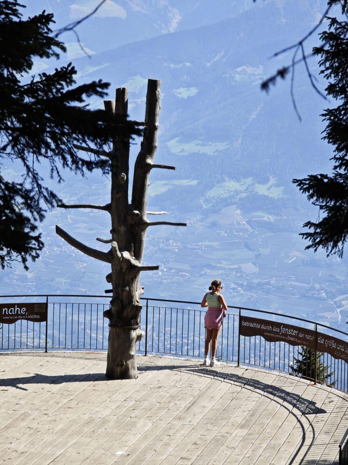 vista funivia Monte San Vigilio