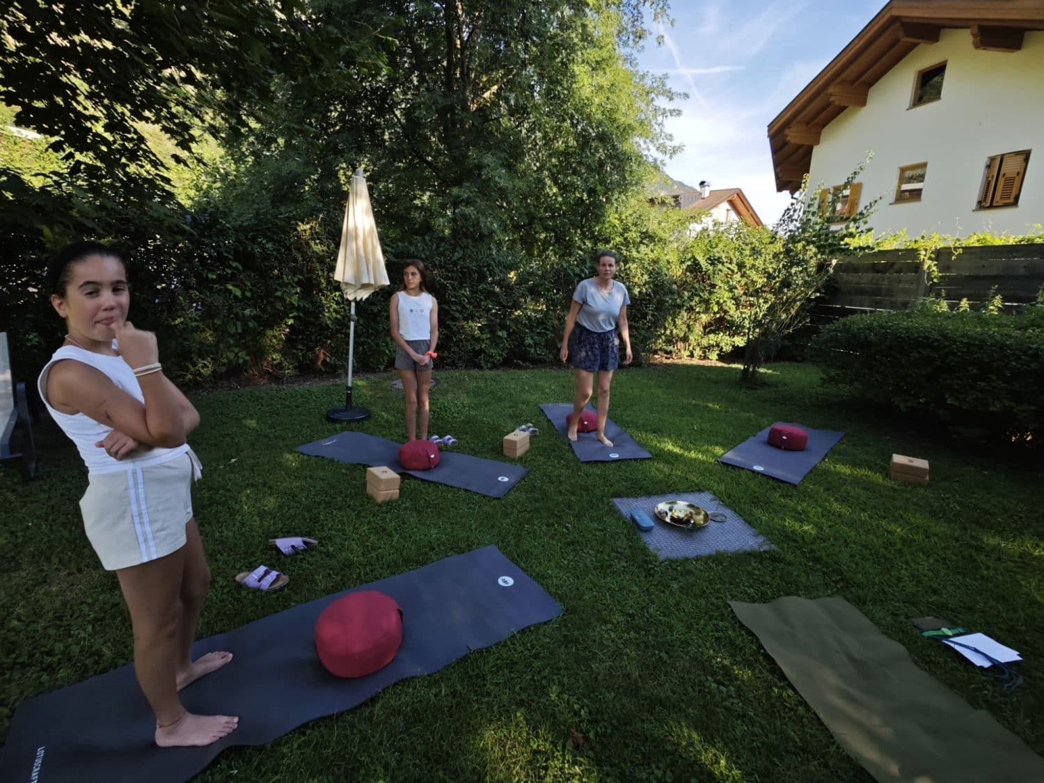yoga al Theiner’s Garten