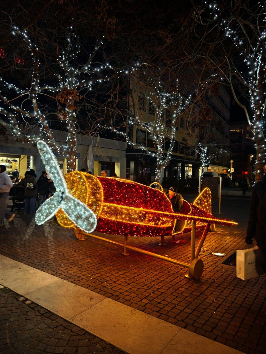 Aeroplano a Mestre a Natale